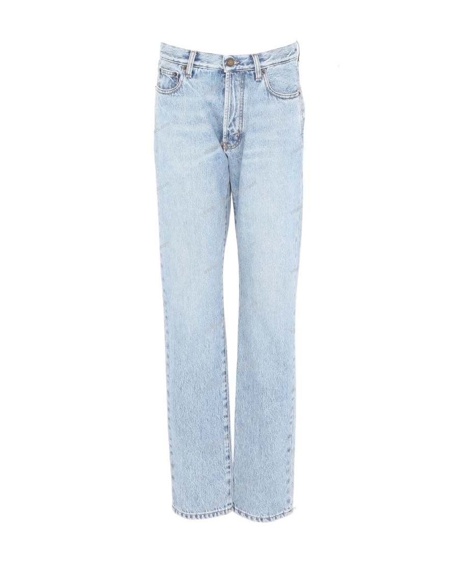 Saint Laurent Straight-leg Denim Jeans In Blue