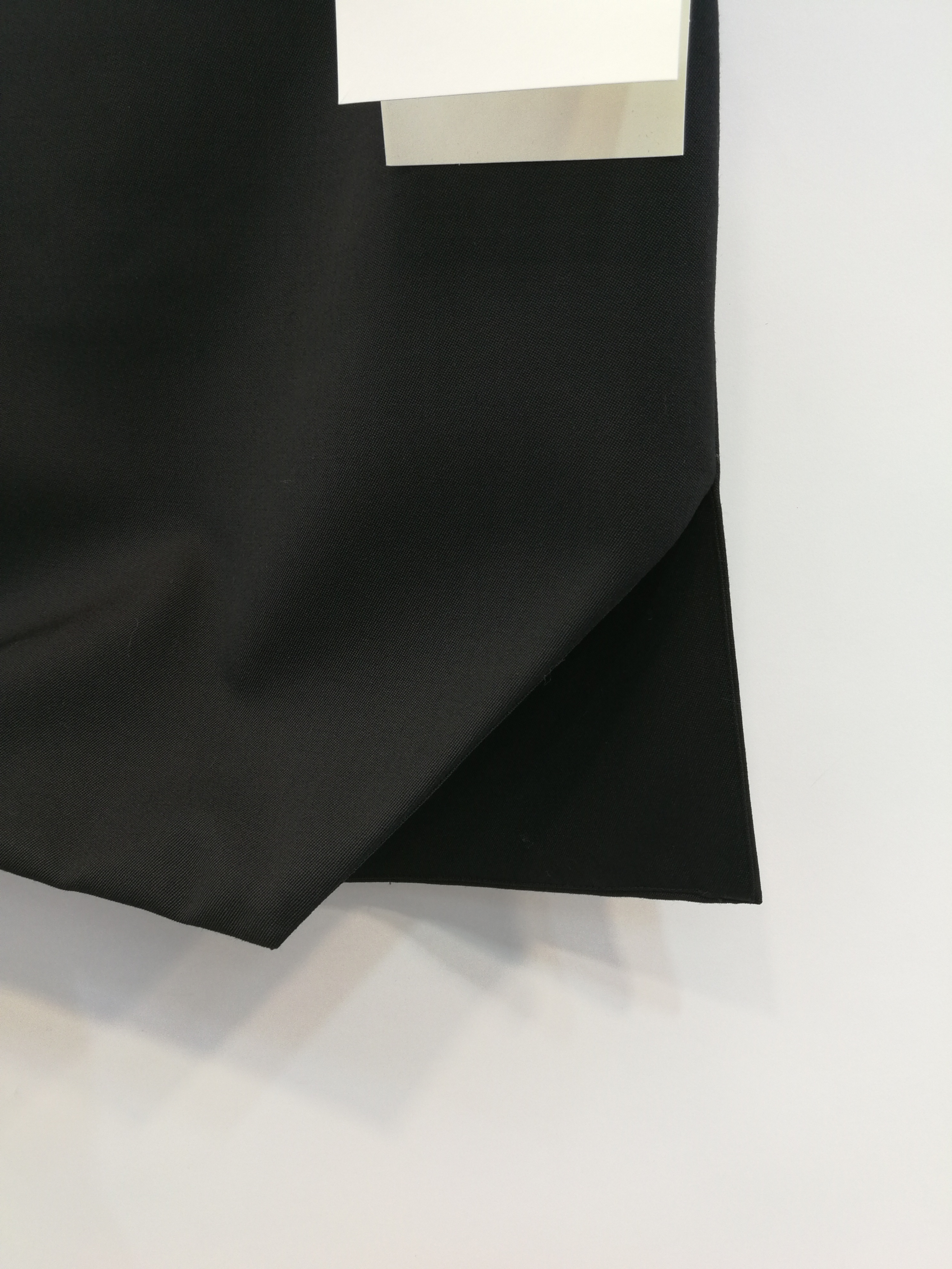 Alexander Mcqueen Side Slit Mini Skirt In Black