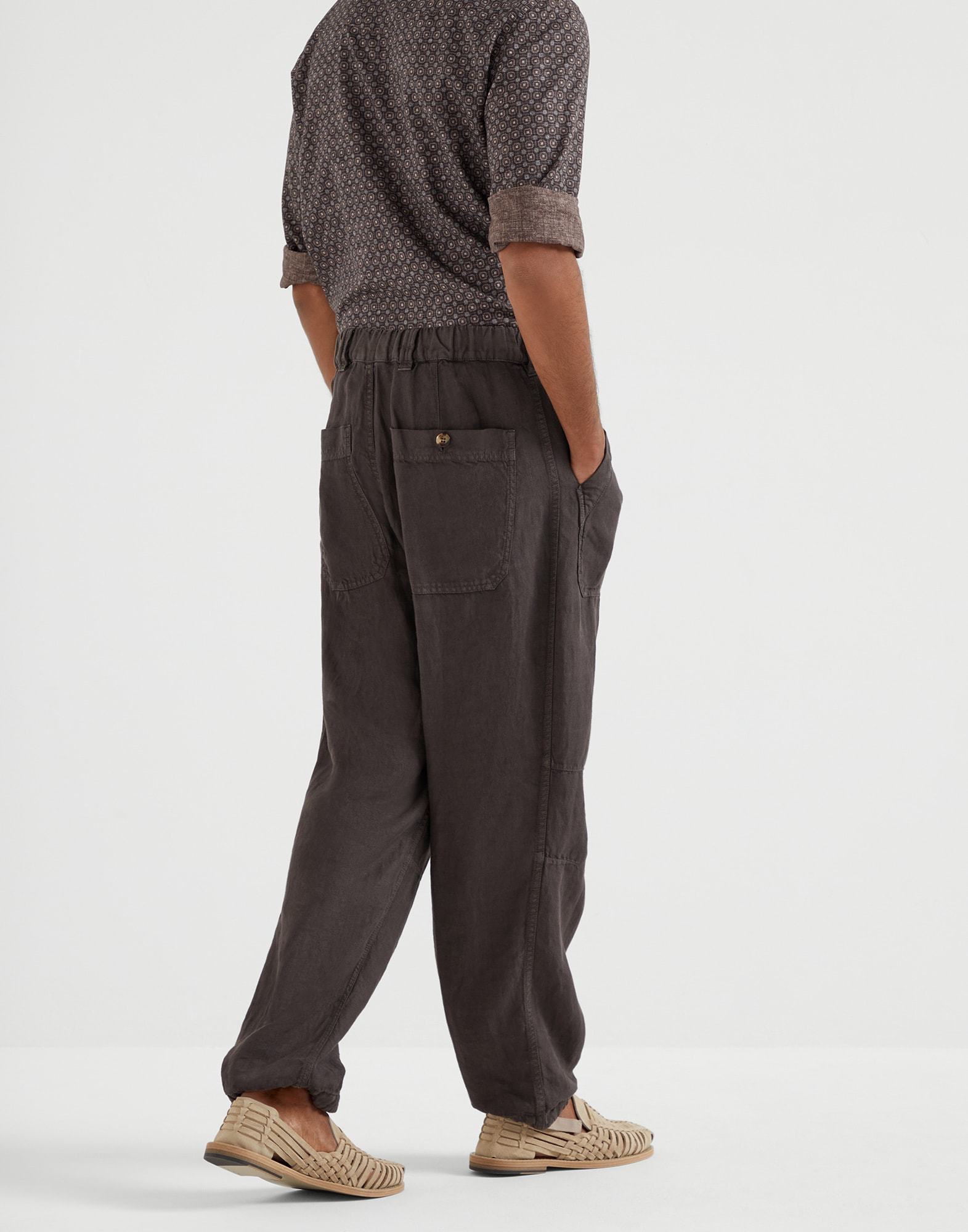 Brunello Cucinelli Belt Loops Slacks In Black