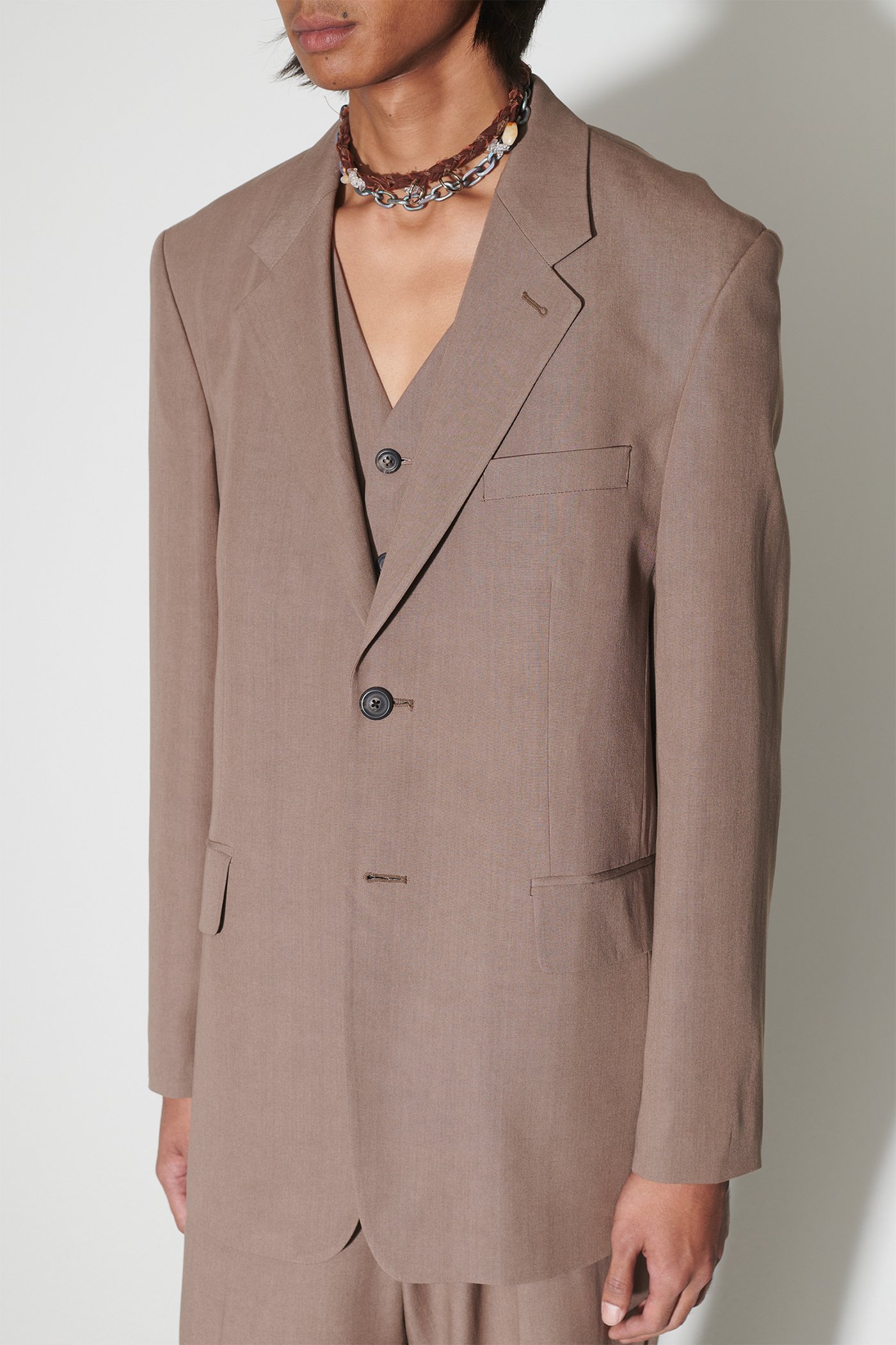 Our Legacy Vienna Single-breasted Blazer In Brown