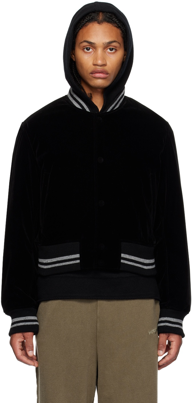 We11 Done Stadium Cotton Suit In Black