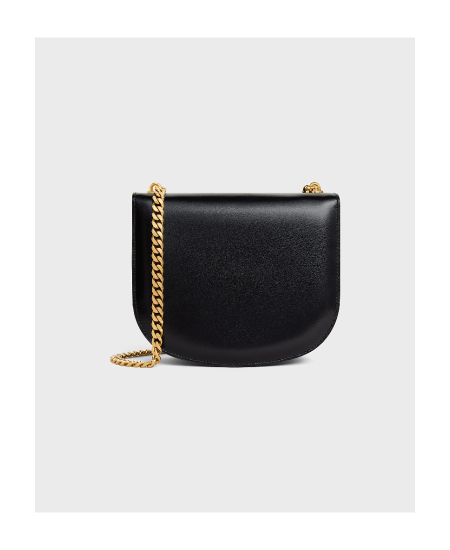Celine Chain Shoulder Bag In Black