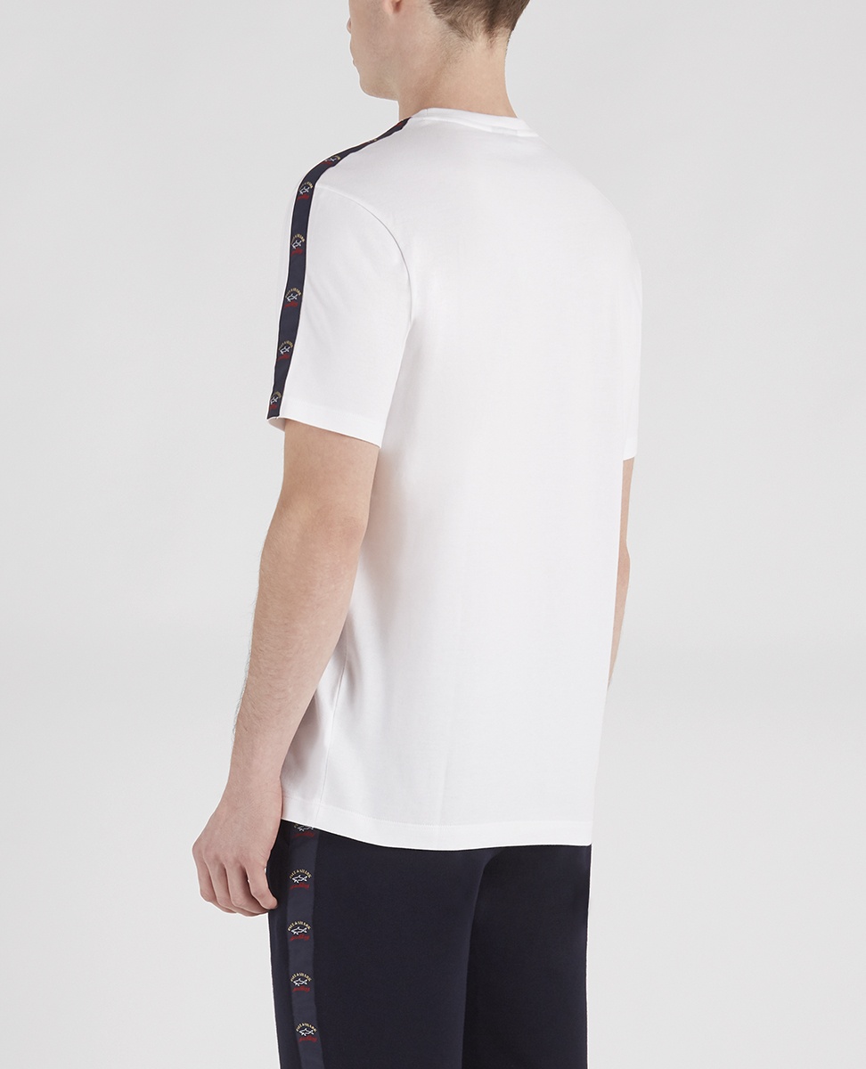 Paul & Shark T-shirt With Round Neck And Short Sleeves In White