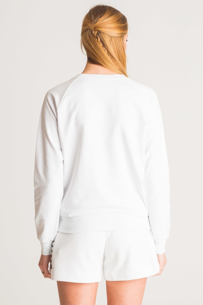 EA7 LOGO LONG-SLEEVED SWEATER 