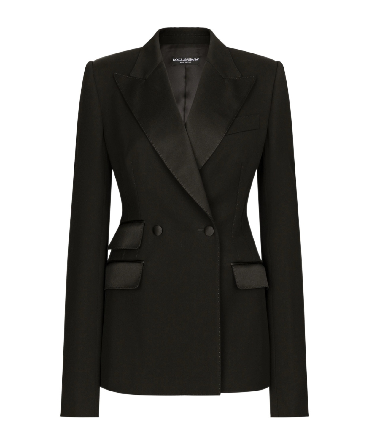Dolce & Gabbana Double Breasted Jacket In Black