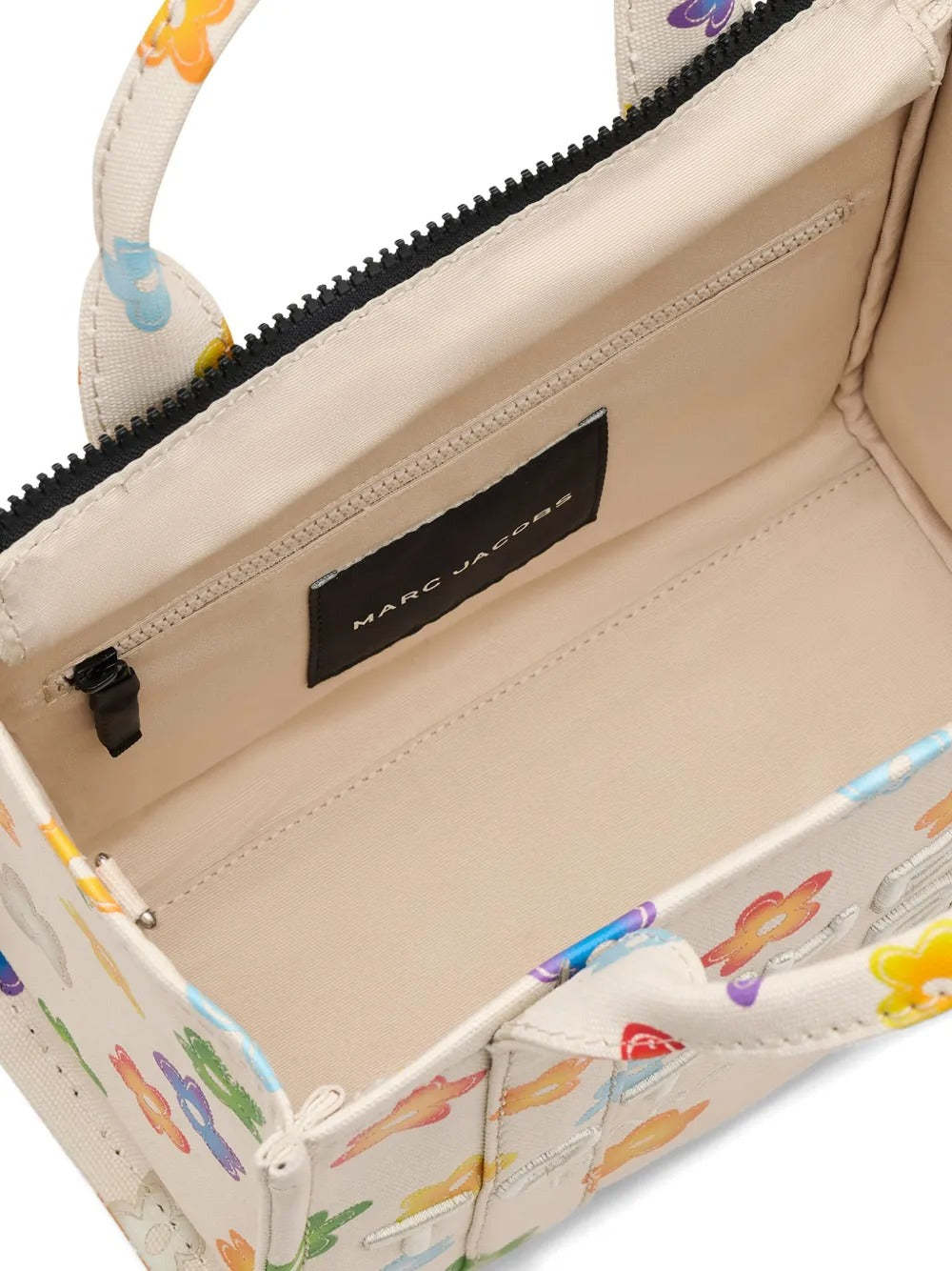 Marc Jacobs The Wild Daisy Small Tote Bag In White