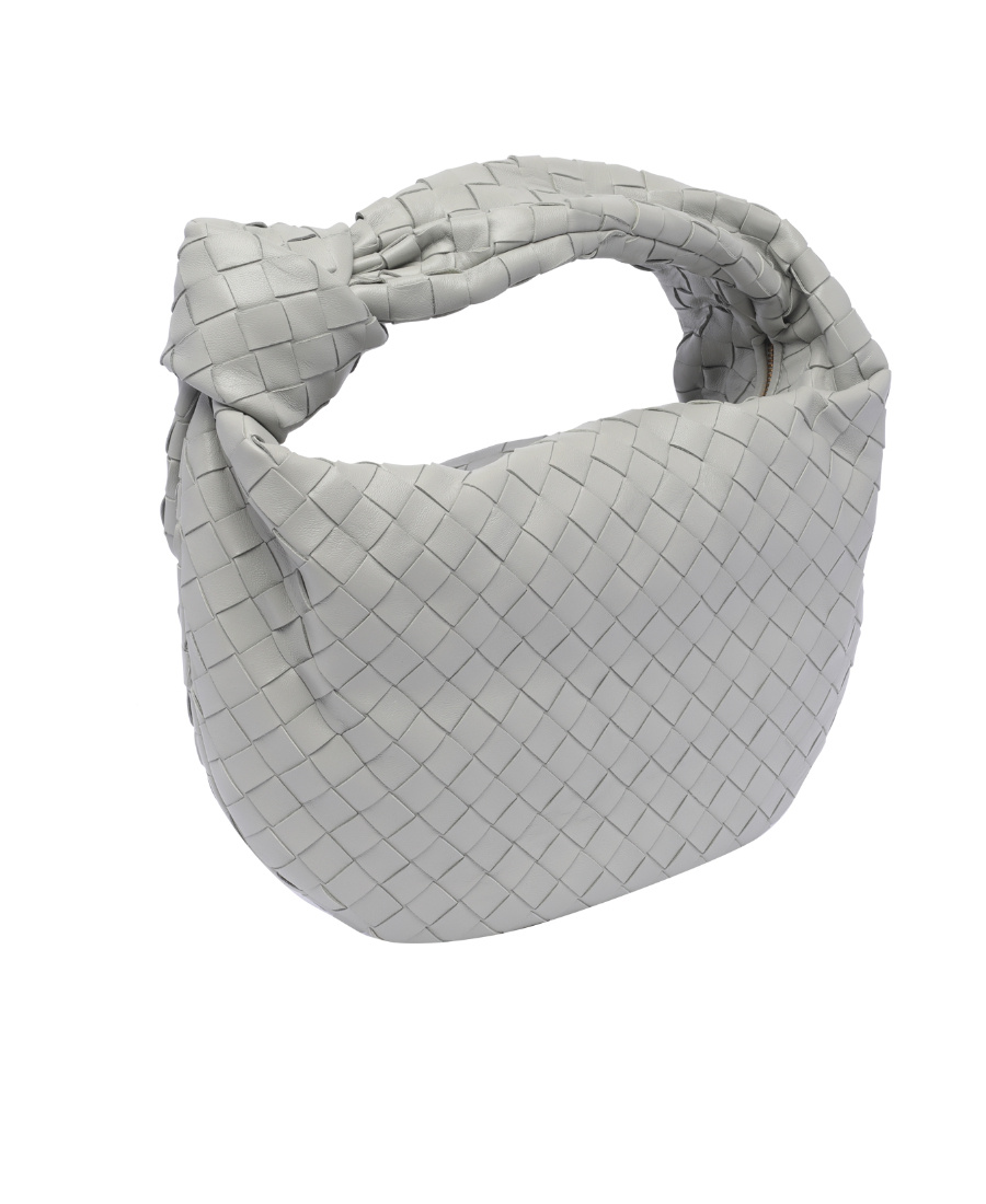 Bottega Veneta Kink A Handbag In Gray