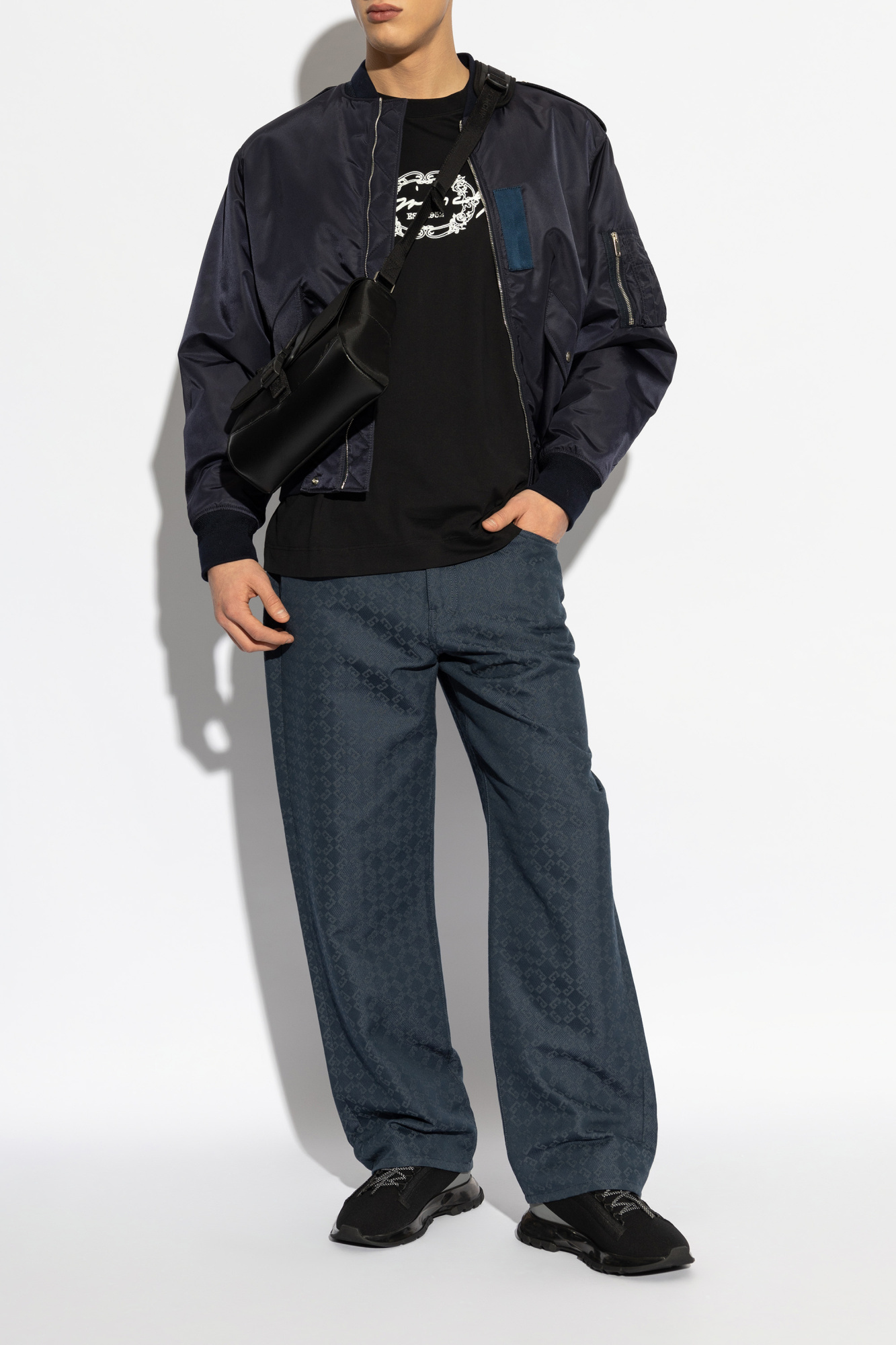 Givenchy Belt-loop Jeans In Black