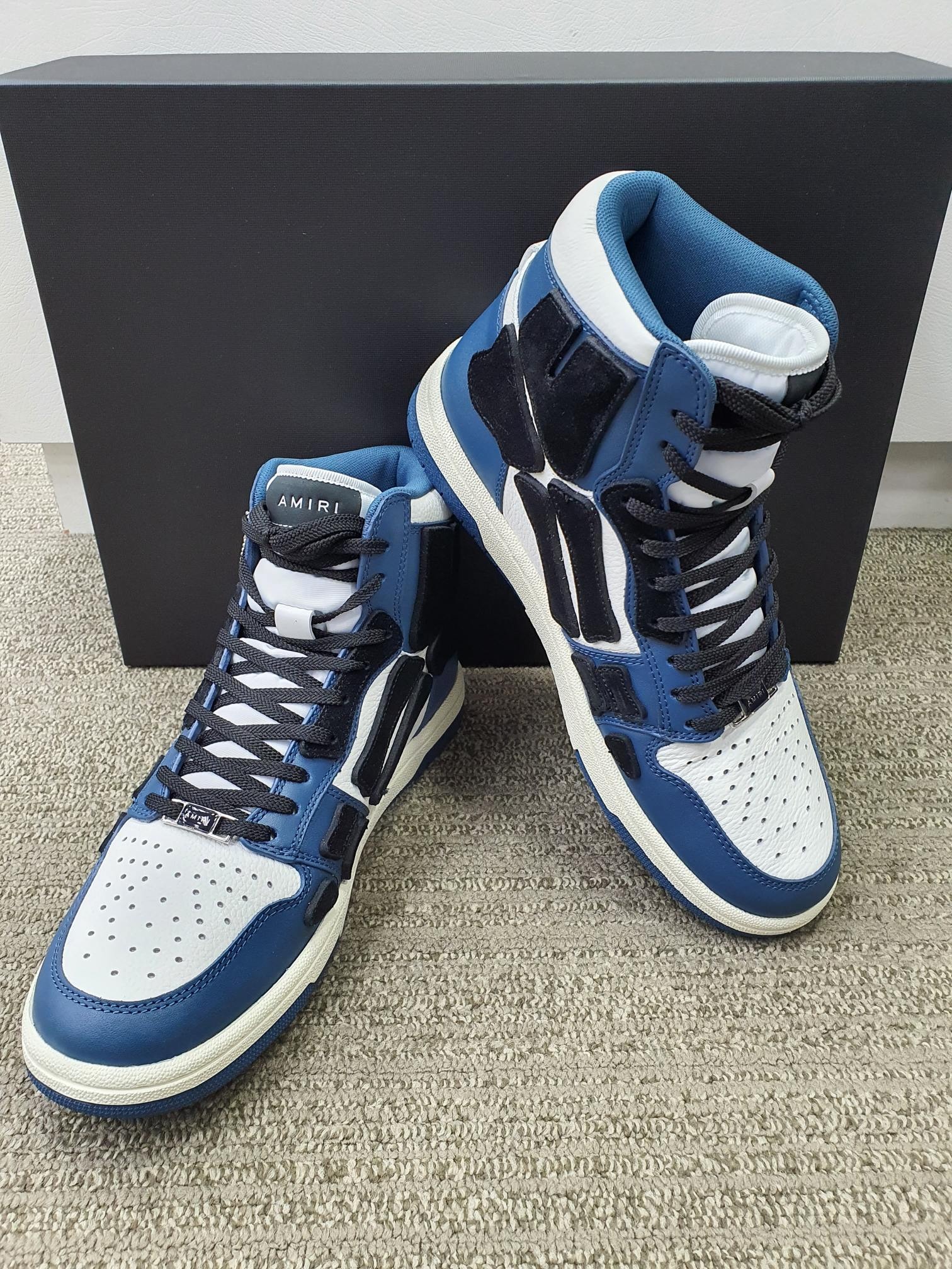Amiri Logo High-top Leisure Sports Shoes In Multicolor
