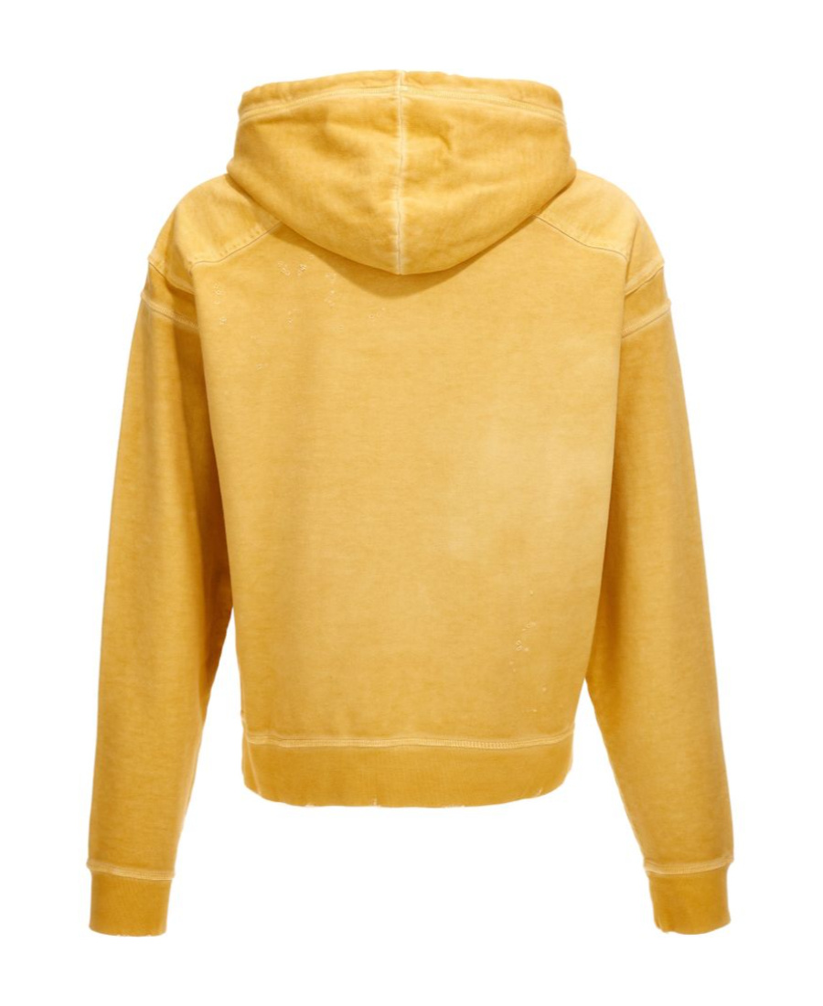 Dsquared2 Dsquared Mustard Cotton Sweatshirt In Yellow