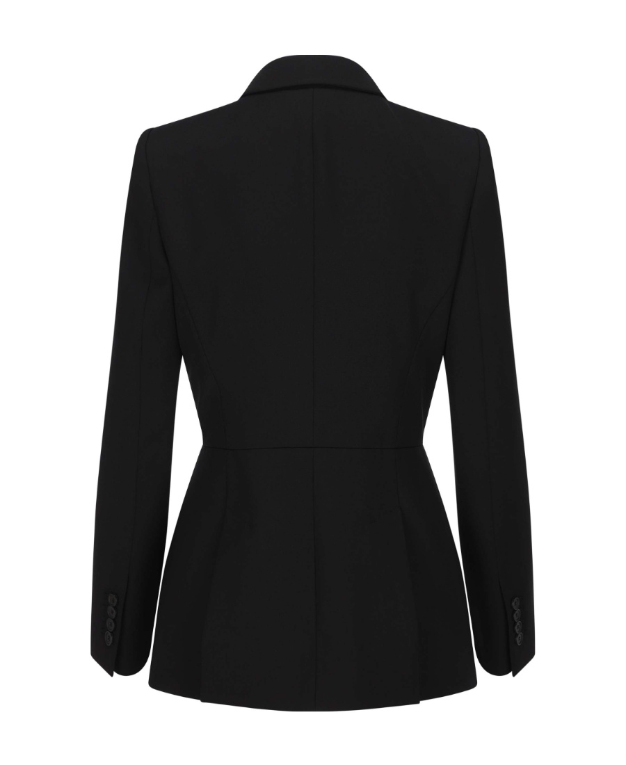 Alexander Mcqueen Hardware-detail Blazer In Black
