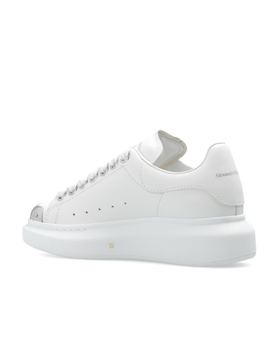 Alexander Mcqueen Oversized Lace-up Sneakers In White