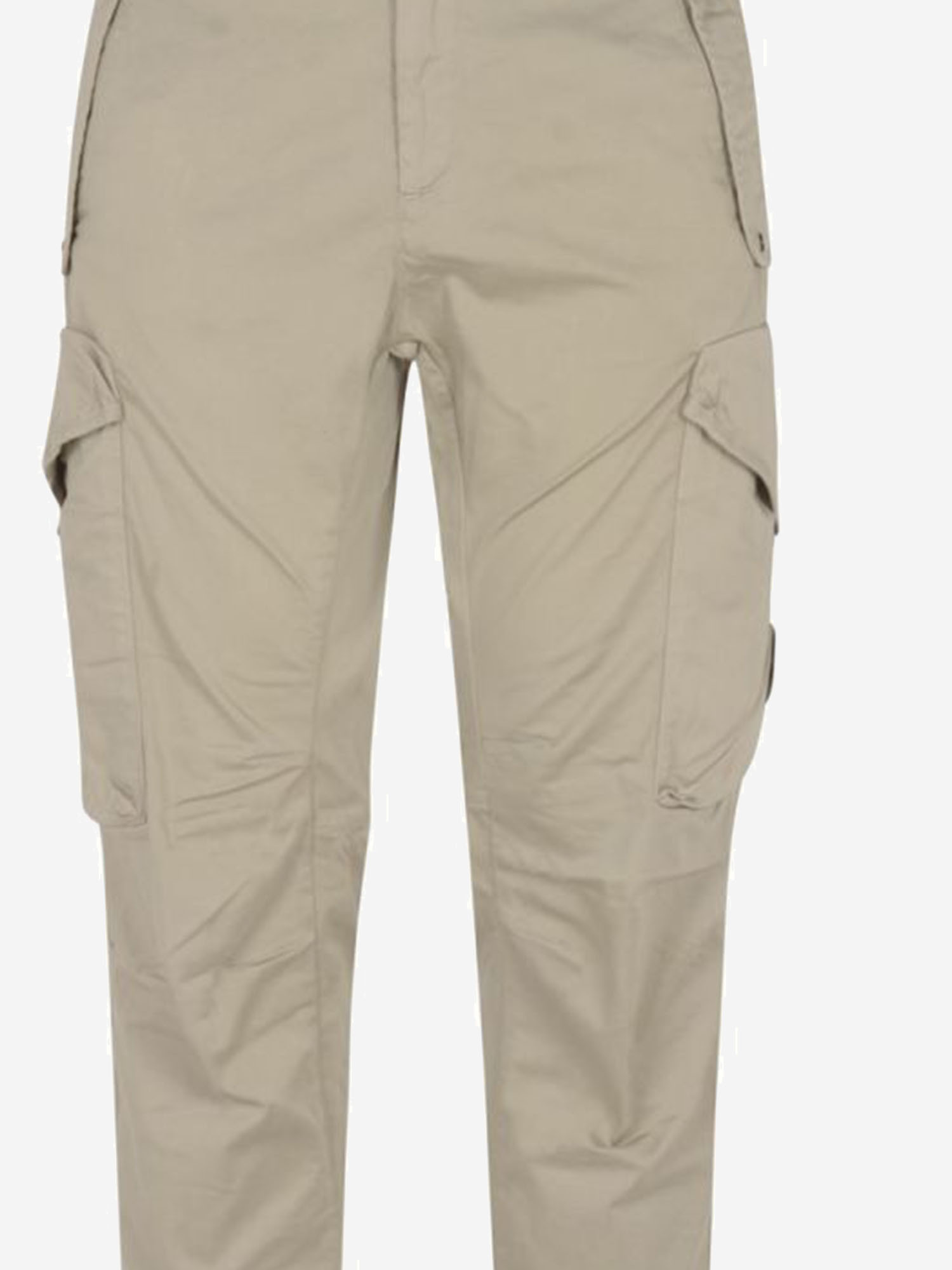 C.p. Company Cp Company Stretch Satin Utility Cargo Pants In Gray