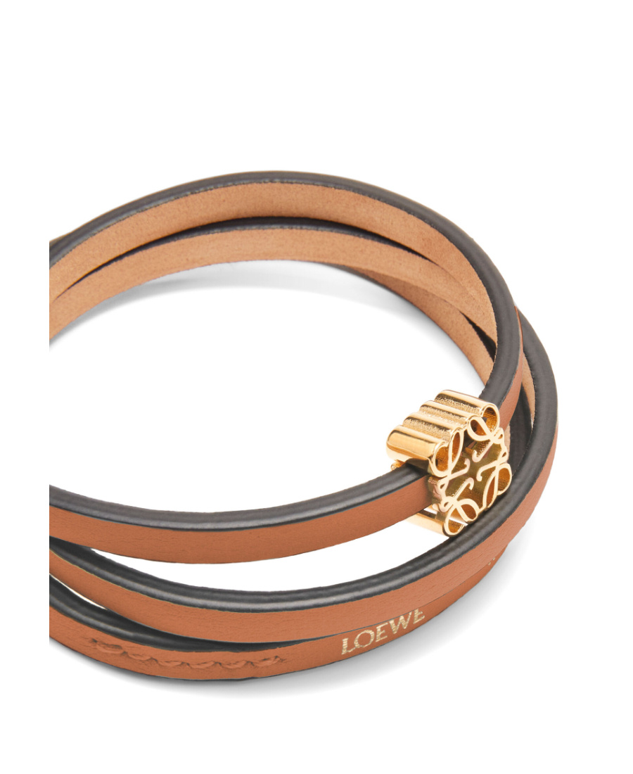 Loewe Logo Detail Bracelet In Pink
