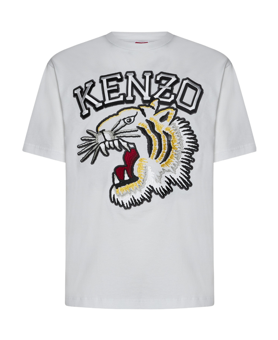 Kenzo Varsity T-shirt In White