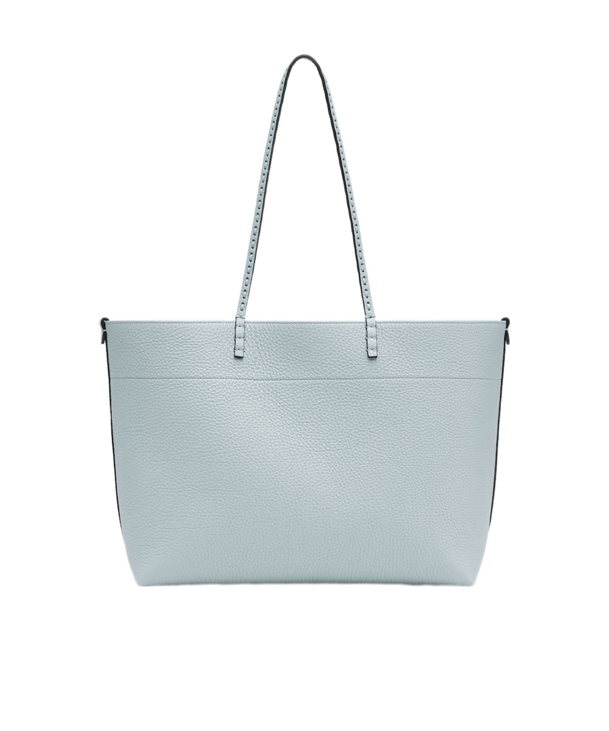 Fendi Double-handle Handbag In Gray