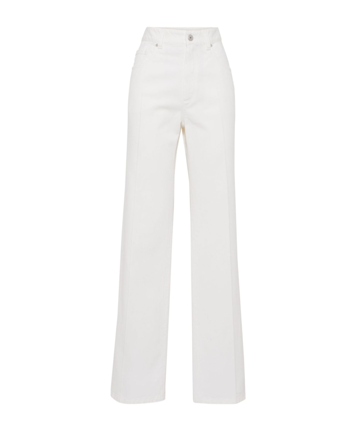 Brunello Cucinelli Contemporary Loose Trousers In White