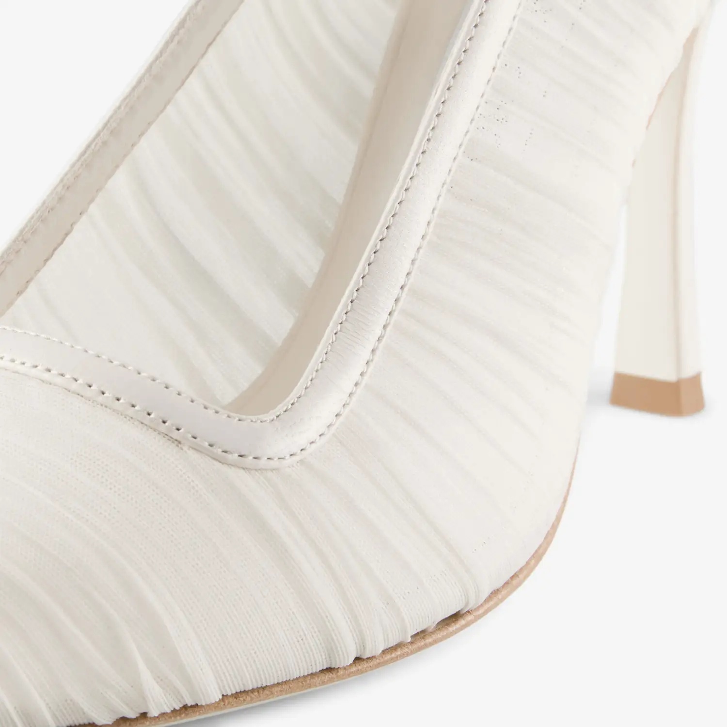 Jimmy Choo Stiletto Heel Pumps Square Toe In White