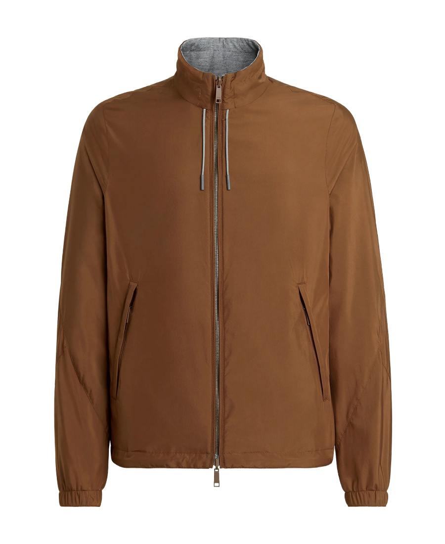 Zegna Reversible Zip-up Sport Jacket