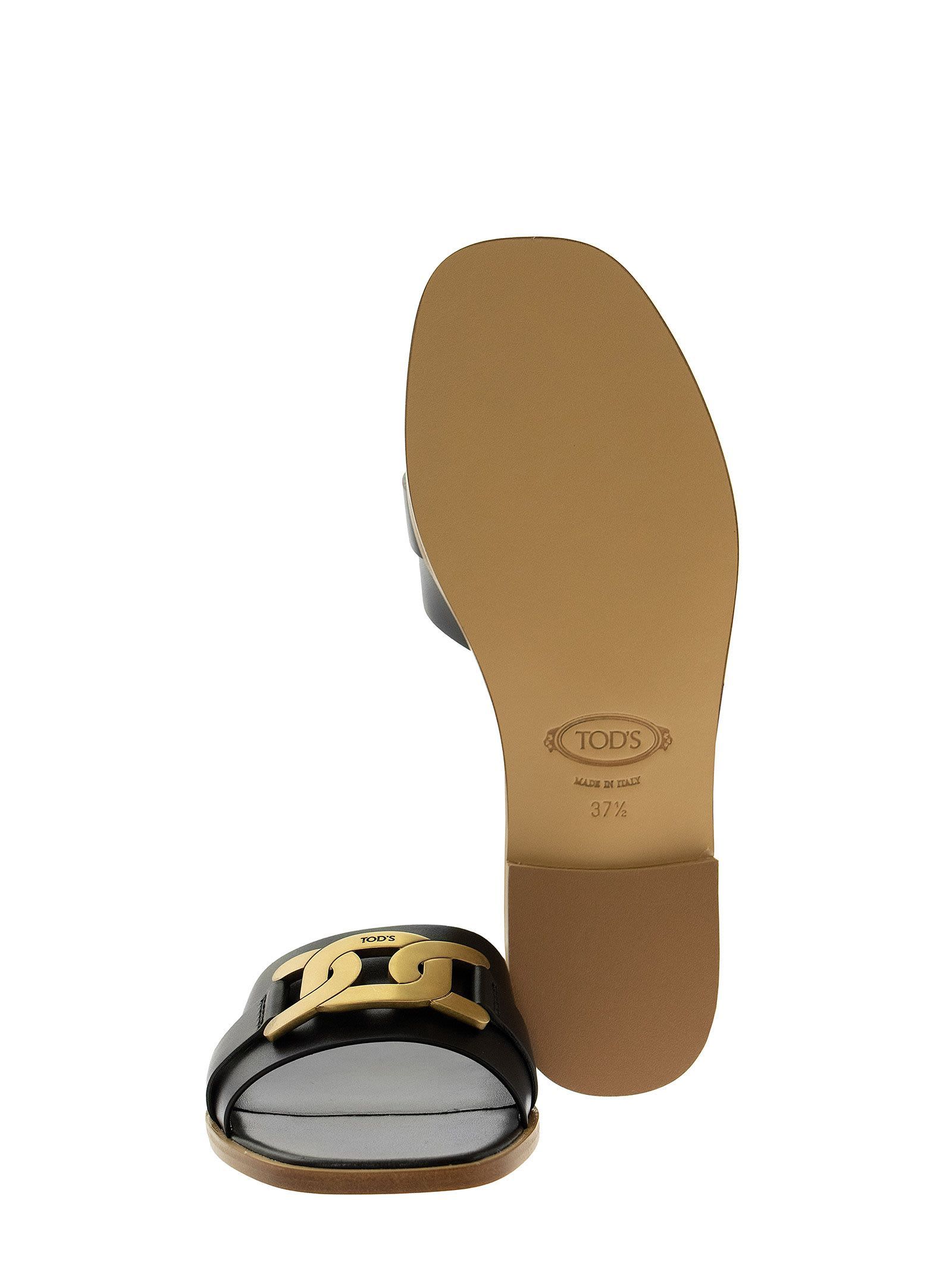 Tod's Chain-detail Flat Sandals In Multi