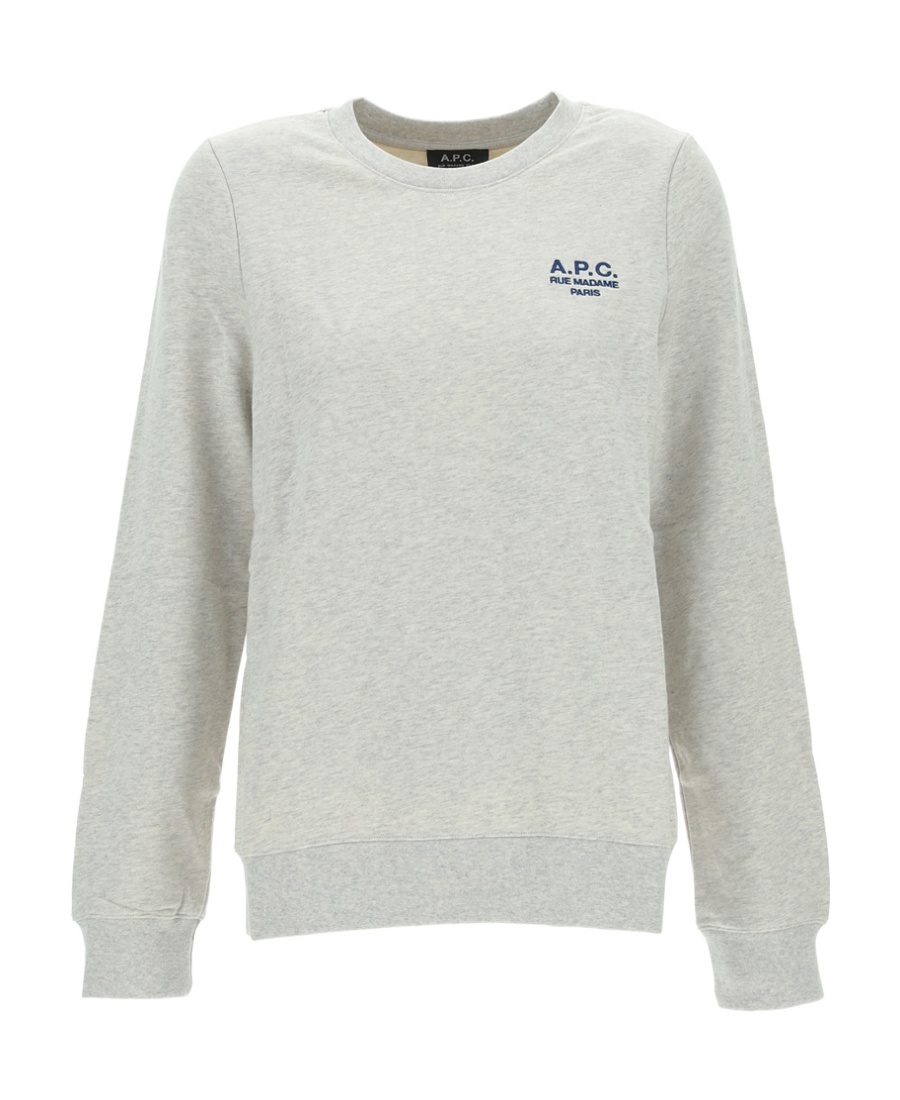 Apc Unisex Rue Madame Sweatshirt In Gray