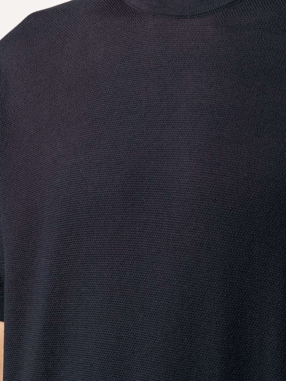 John Smedley Belden Short Sleeves Crew Neck T-shirt Clothing In Black