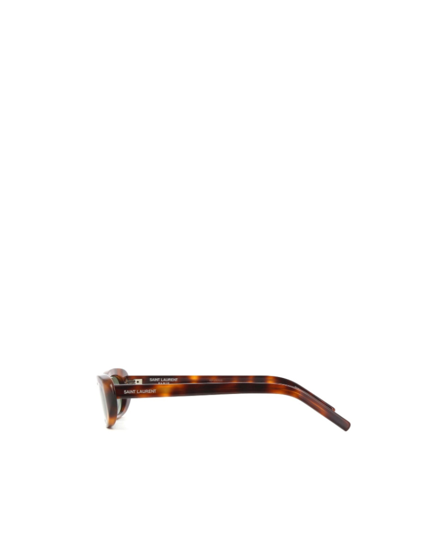 Saint Laurent Eyewear Rectangular Frame Sunglasses In Green