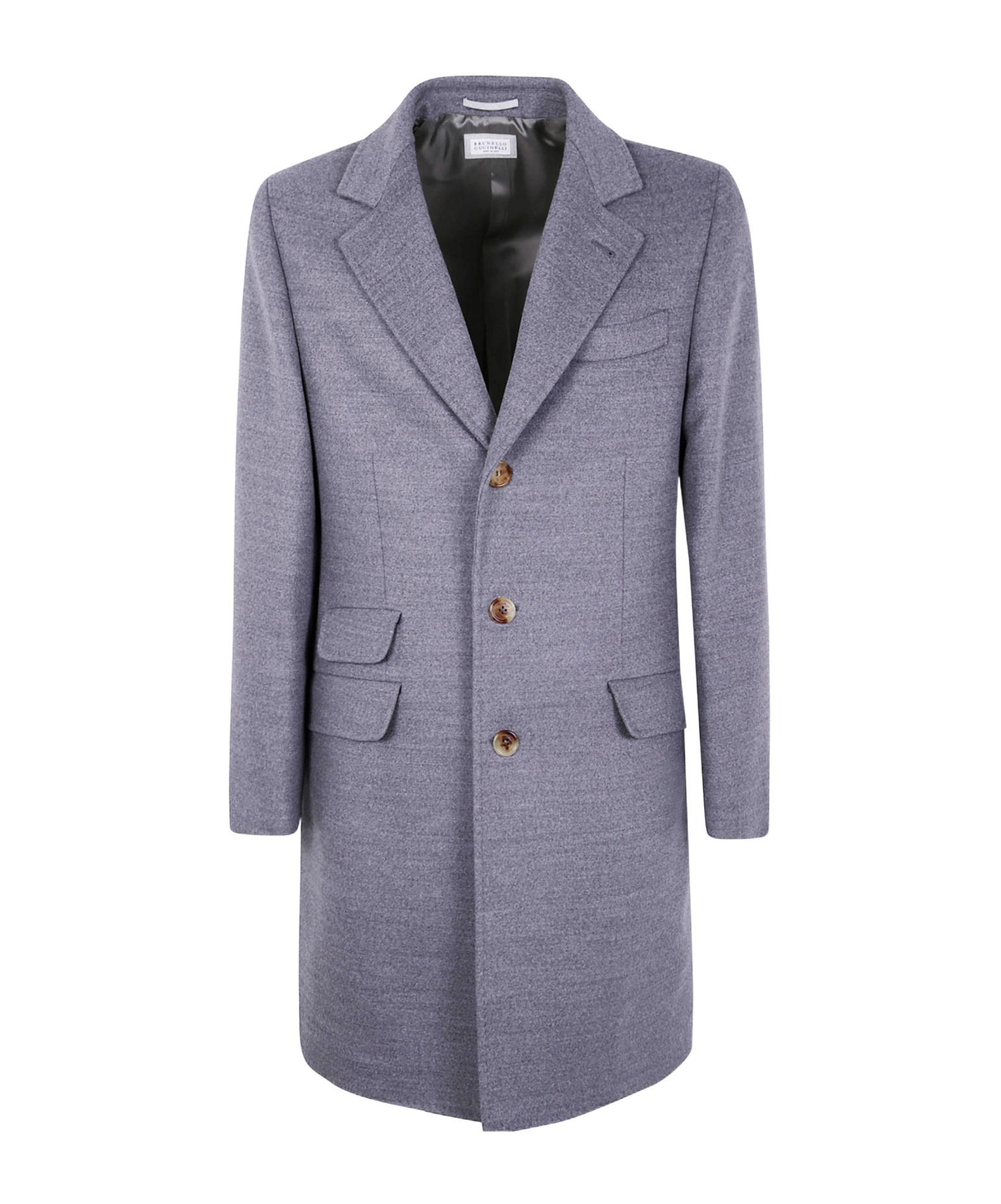 Brunello Cucinelli Cashmere Outwear Jacket Clothing In Blue