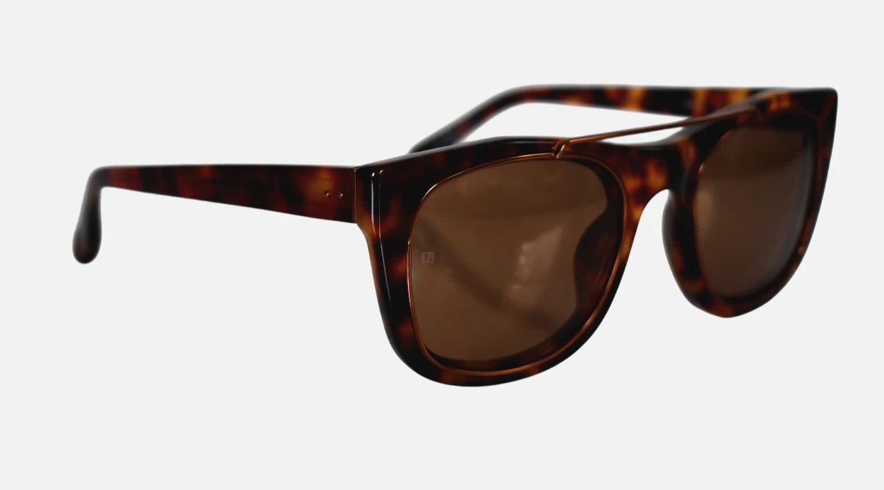 Linda Farrow Full-frame Sunglasses With Tinted Lenses. In Brown