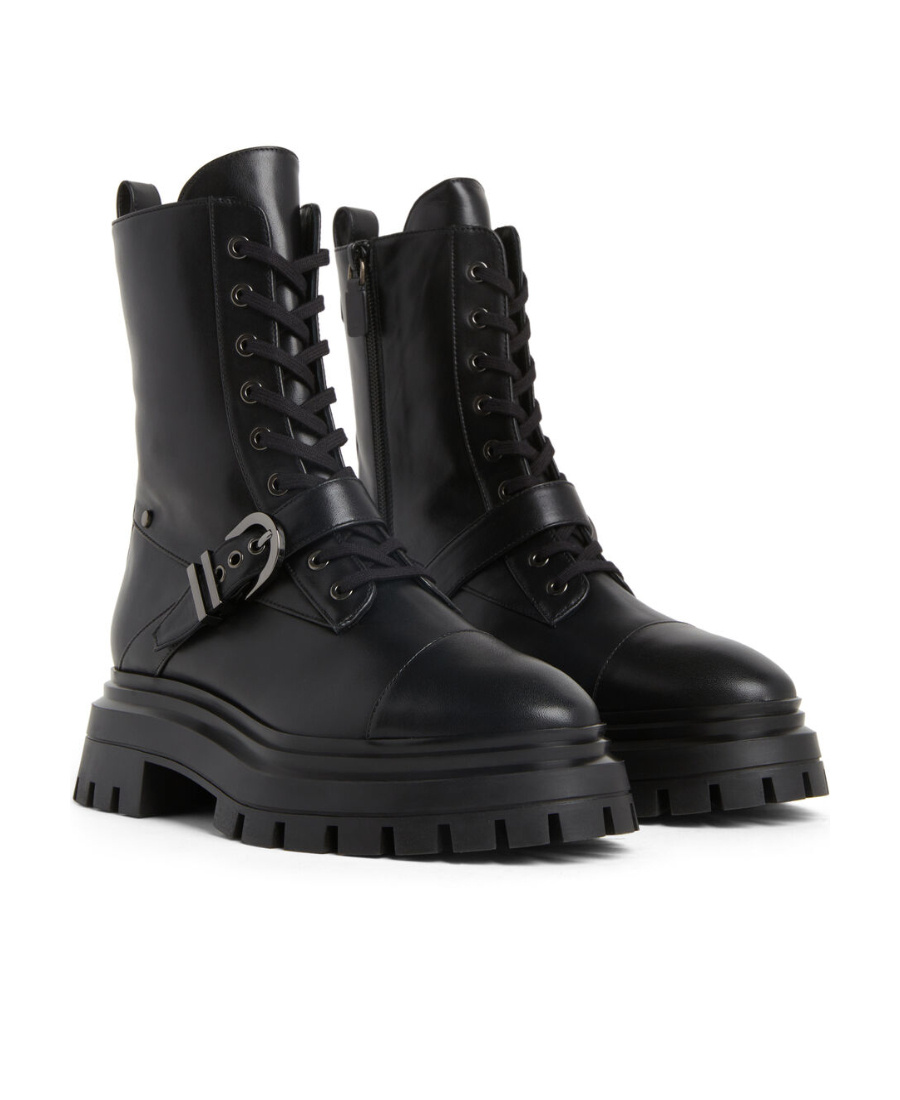 Stuart Weitzman Maverick Bedford Boot With Rubber Sole In Black