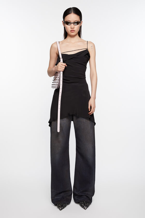 Acne Studios Sling Dress In Black