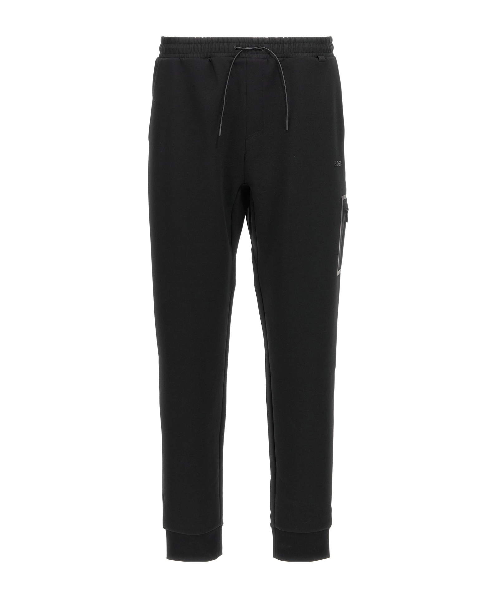 Shop Hugo Boss Boss Drawstring Jogging Pants In Black