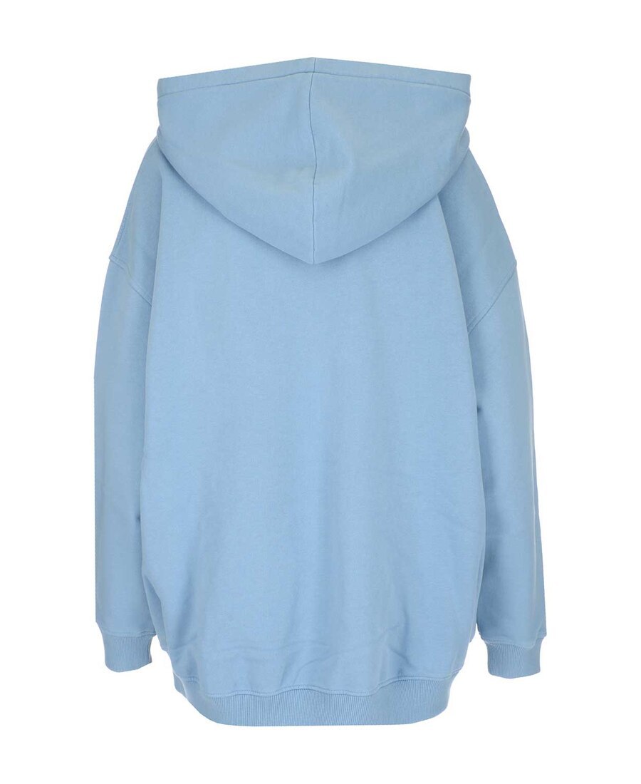 Givenchy Logo Printed Hooded Sweater In Blue