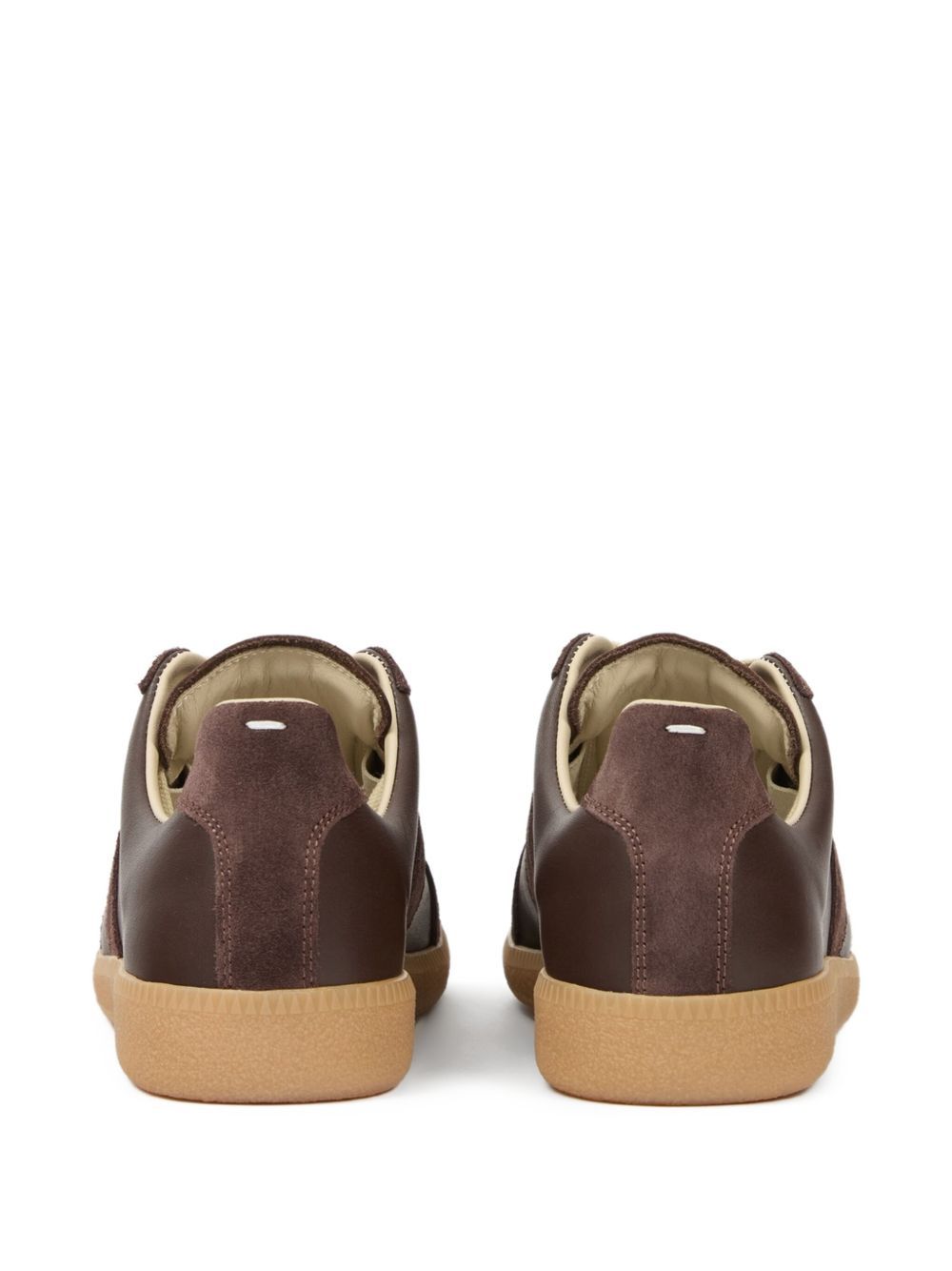 Maison Margiela Dark Brown Replica Sneakers In Brown