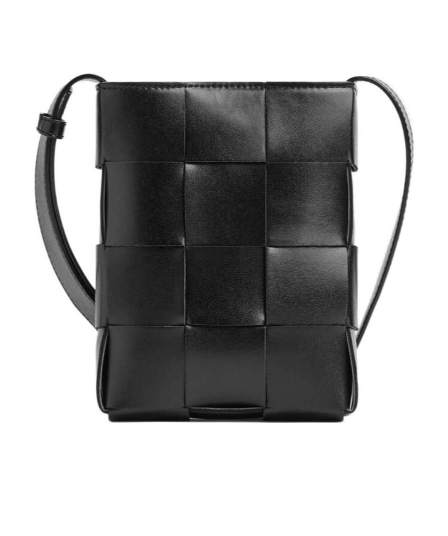 Bottega Veneta Mobile Phone Bag In Black