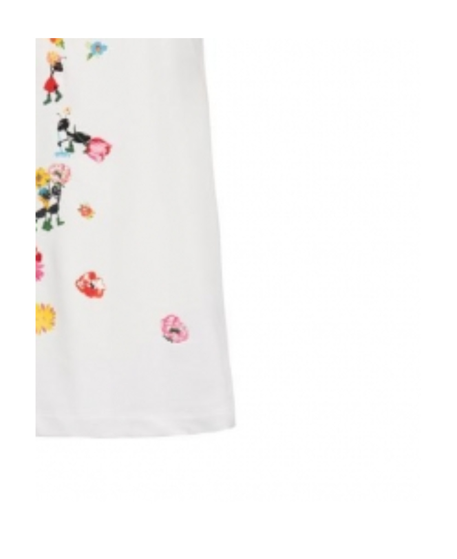 Moschino Floral Dress In White