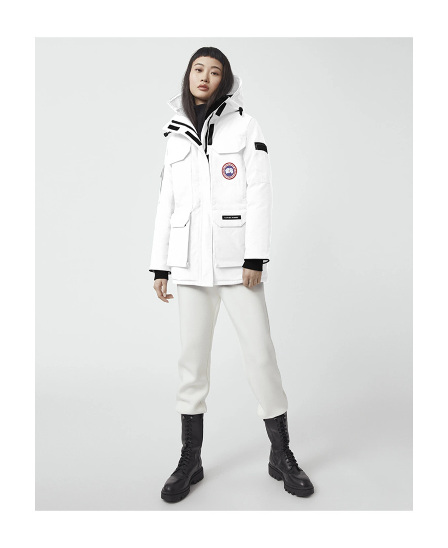 Canada Goose Expedition Parker Down Jacket In White