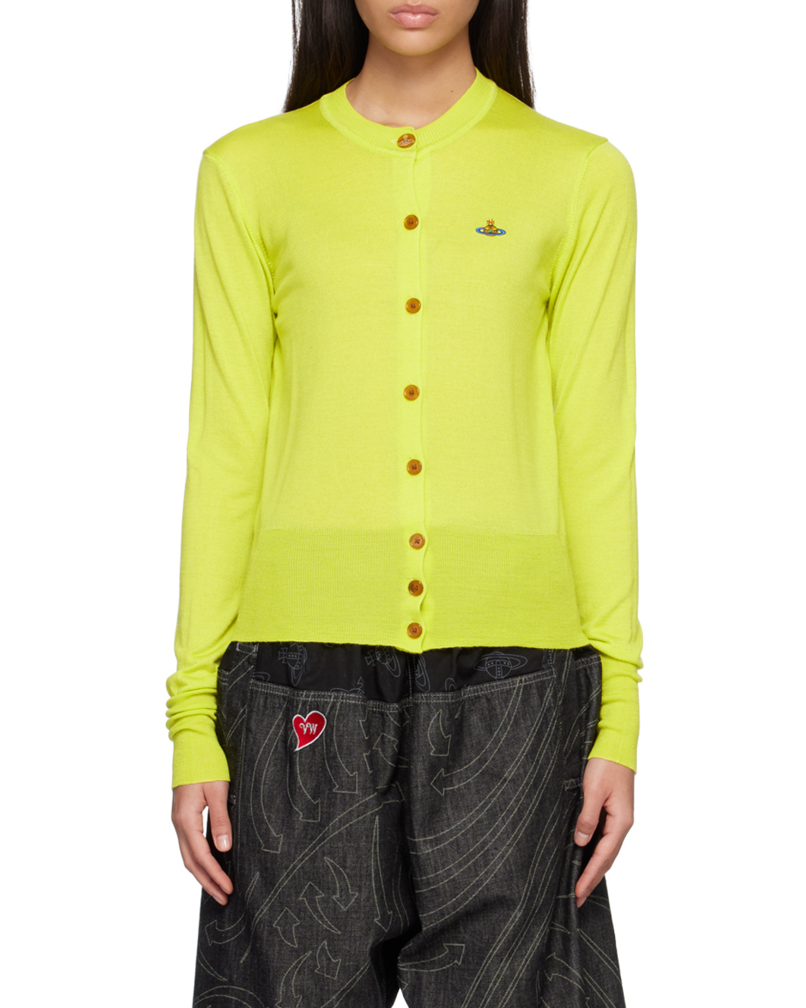 Vivienne Westwood Bea Orb-embroidered Cardigan
