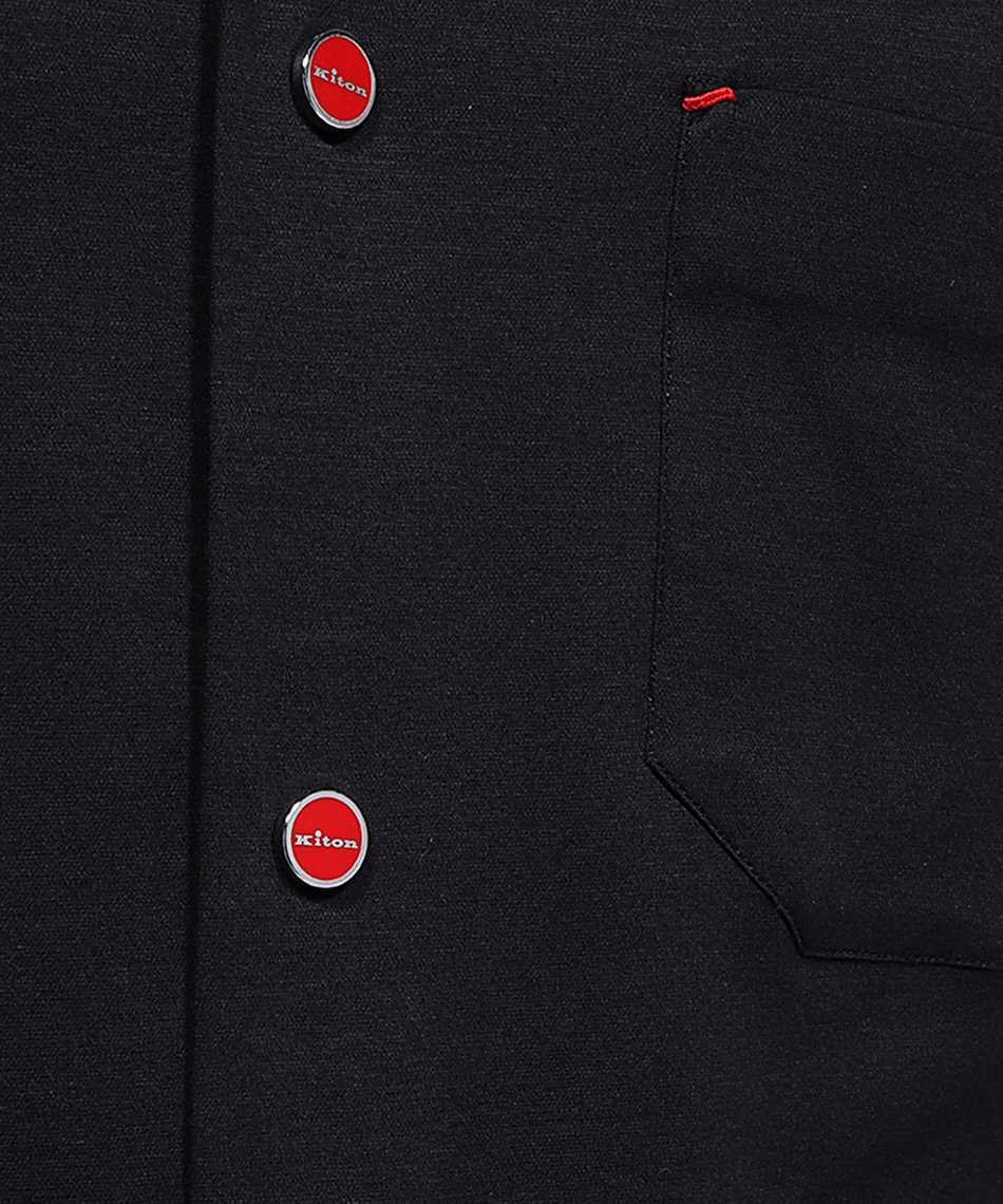 KITON LAPEL LONG-SLEEVED SHIRT
