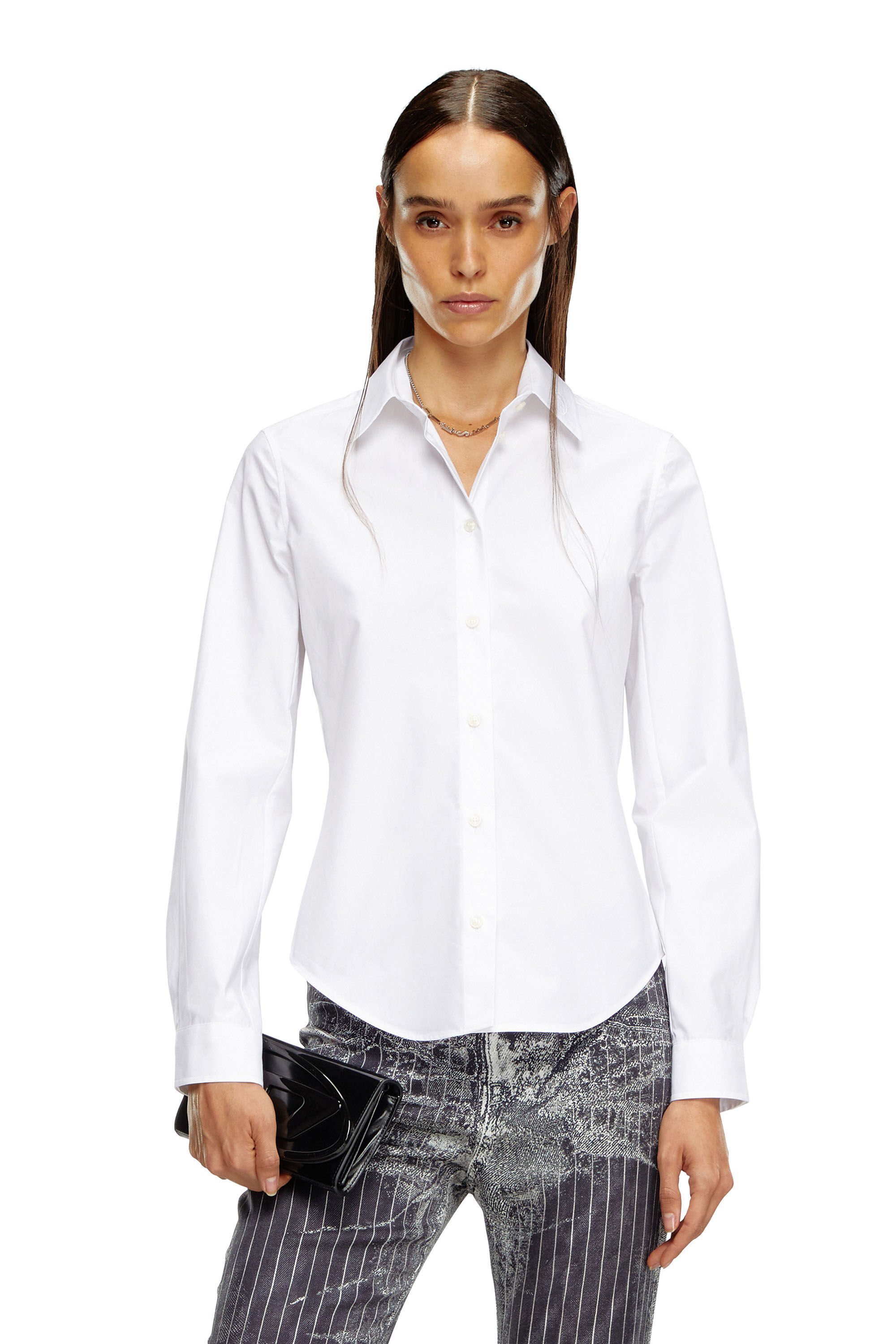 Diesel C-gisel-p1 Shirt In White