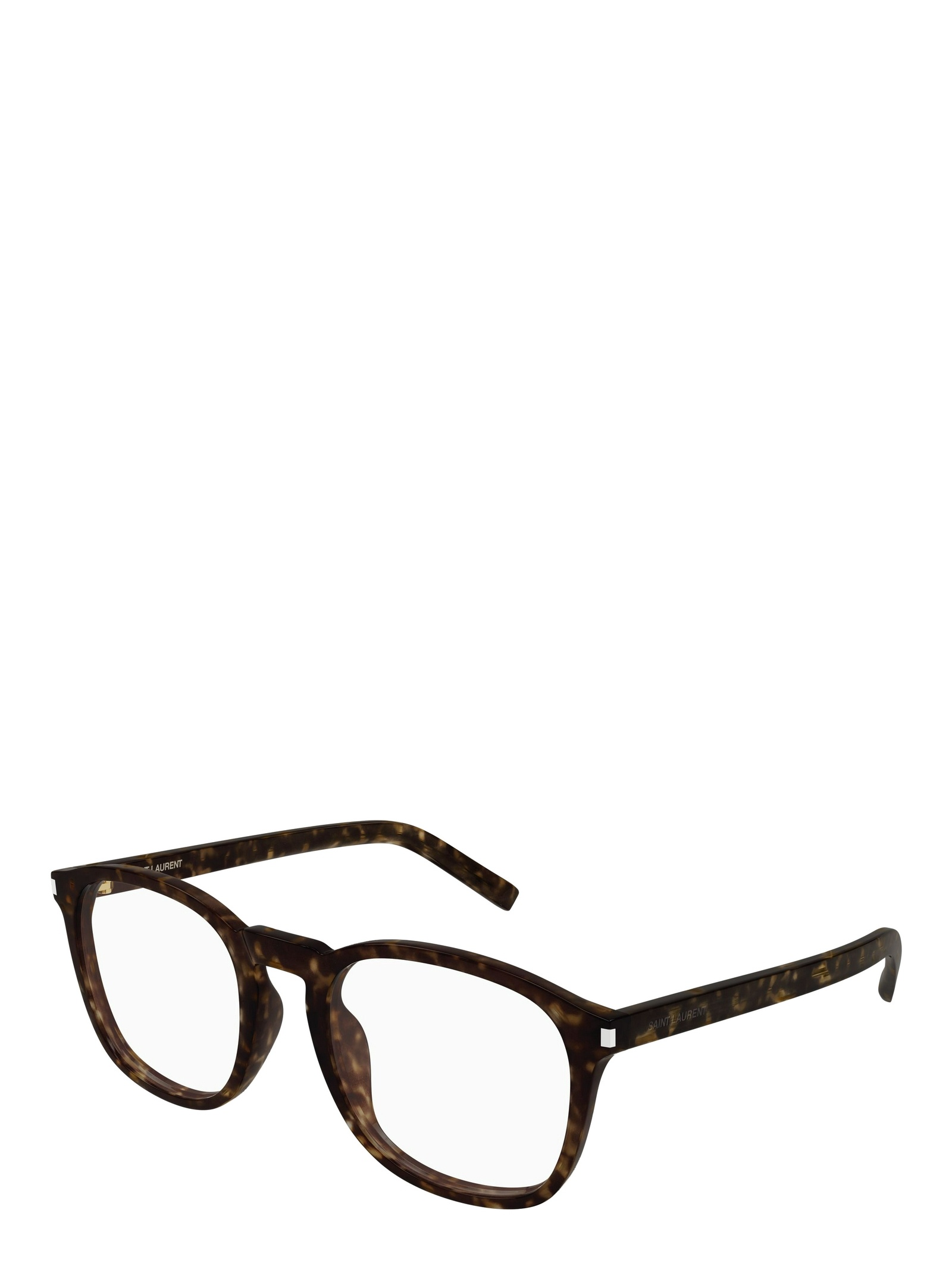 Saint Laurent Full-frame Plain Mirror In Brown