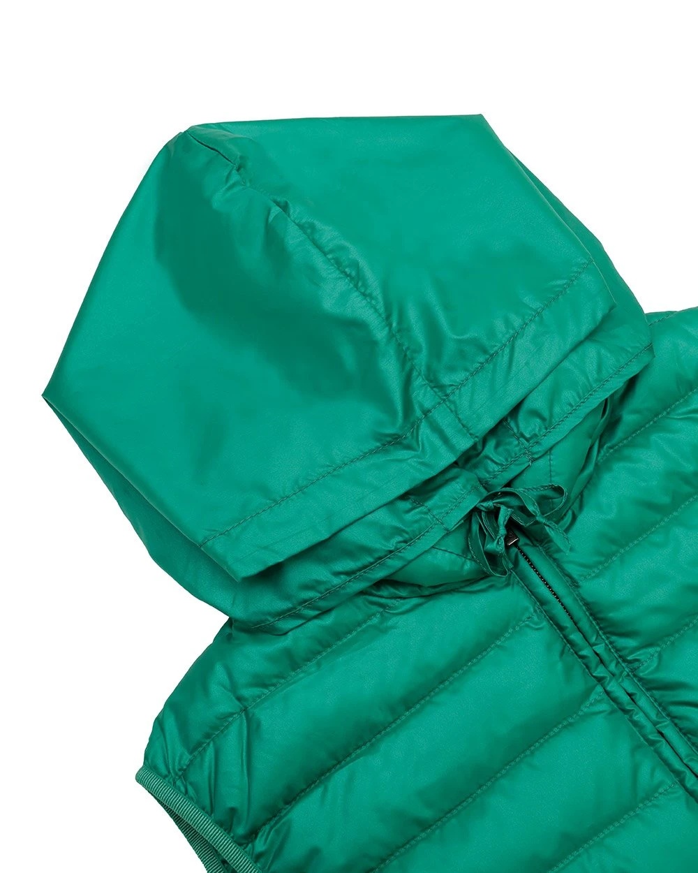 Shop Weekend Max Mara Logo Vest Down Jacket In Green