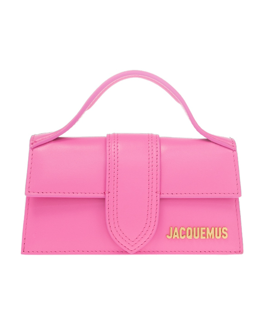 Jacquemus Le Bambinou Leather Top Handle Bag In Pink