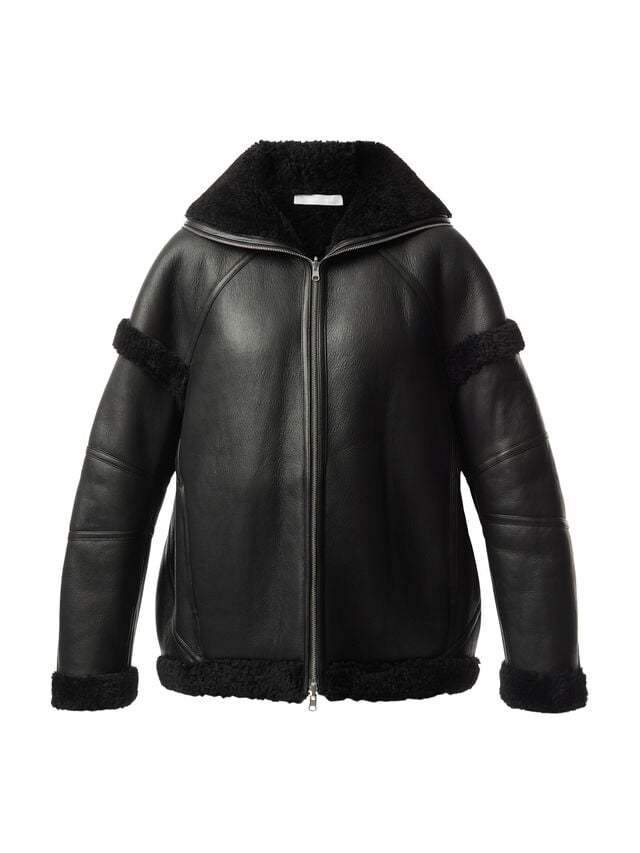 Helmut Lang Women's Apex Teddy Jacket Black In Black