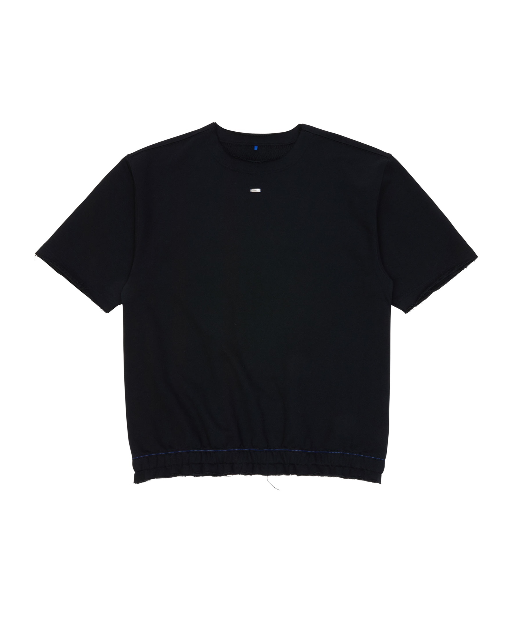 Ader Error Half Sleeve Sweatshirt In Black
