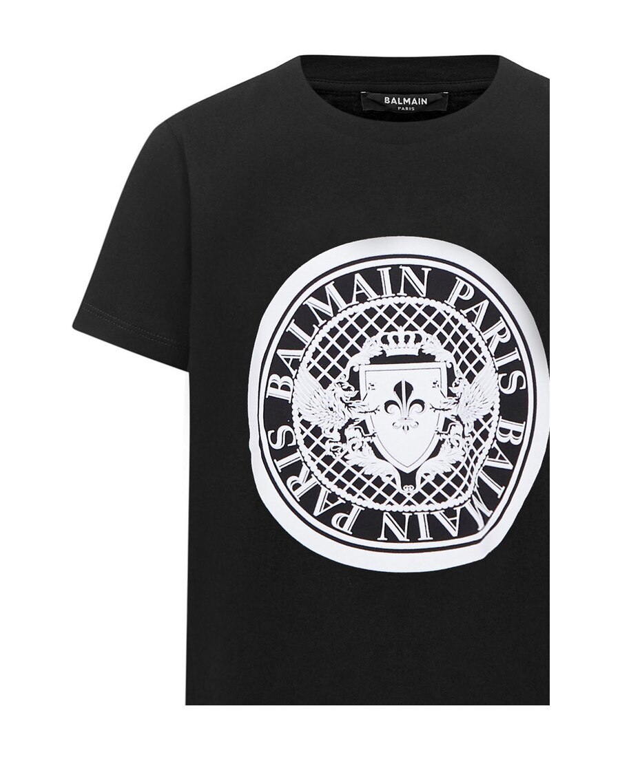 Balmain Logo-print T-shirt In Black