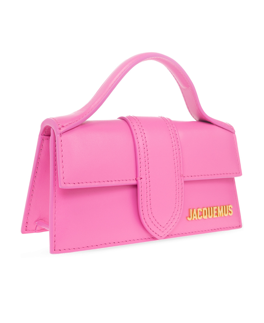 Jacquemus Le Bambinou Leather Top Handle Bag In Pink