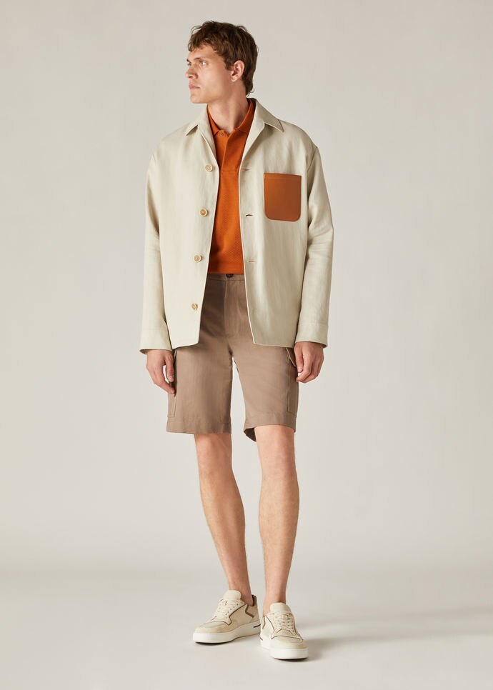 Loro Piana Tooling Bermuda Shorts In Brown