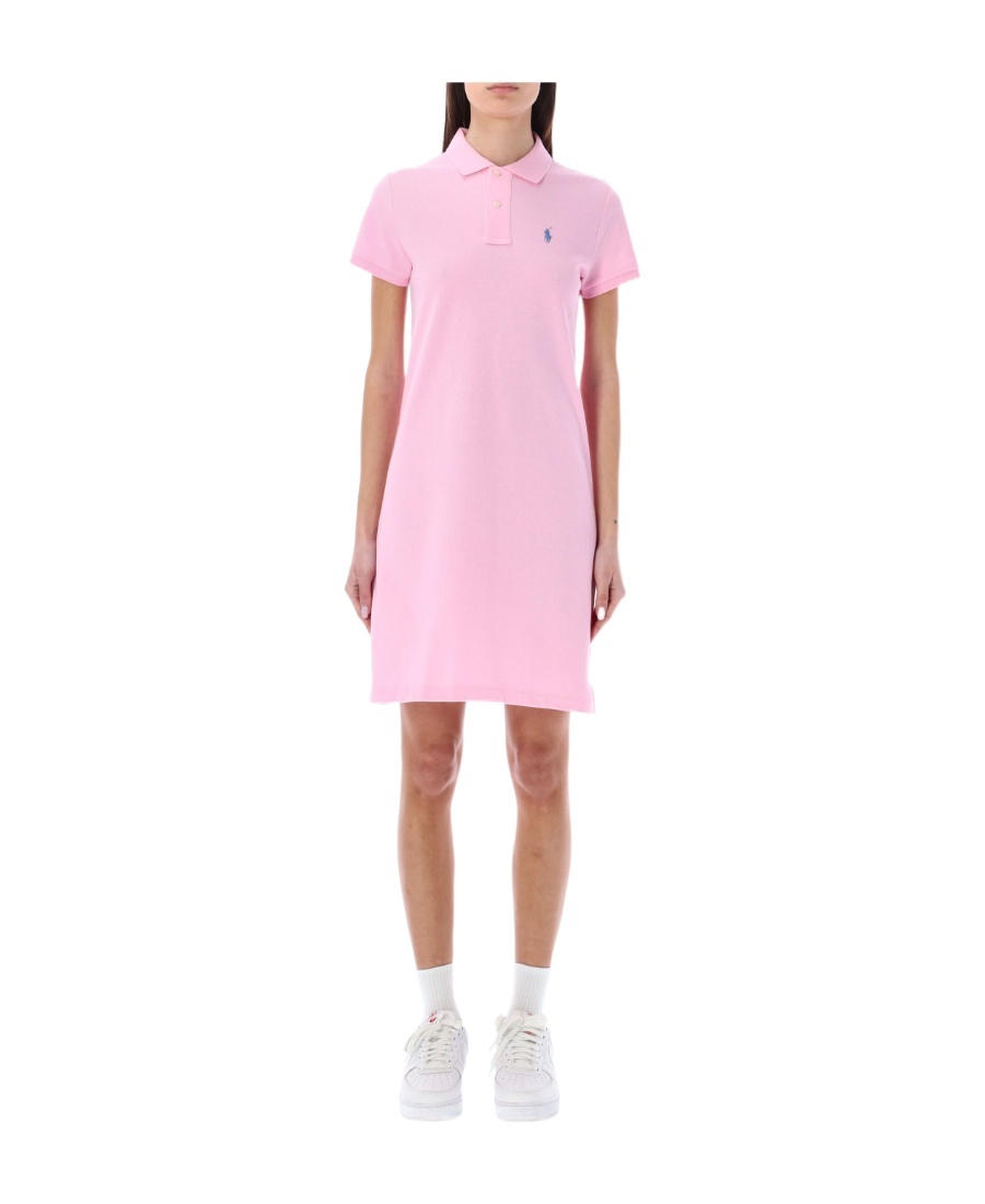 Shop Polo Ralph Lauren Polo Pony T-shirt Dress In Pink