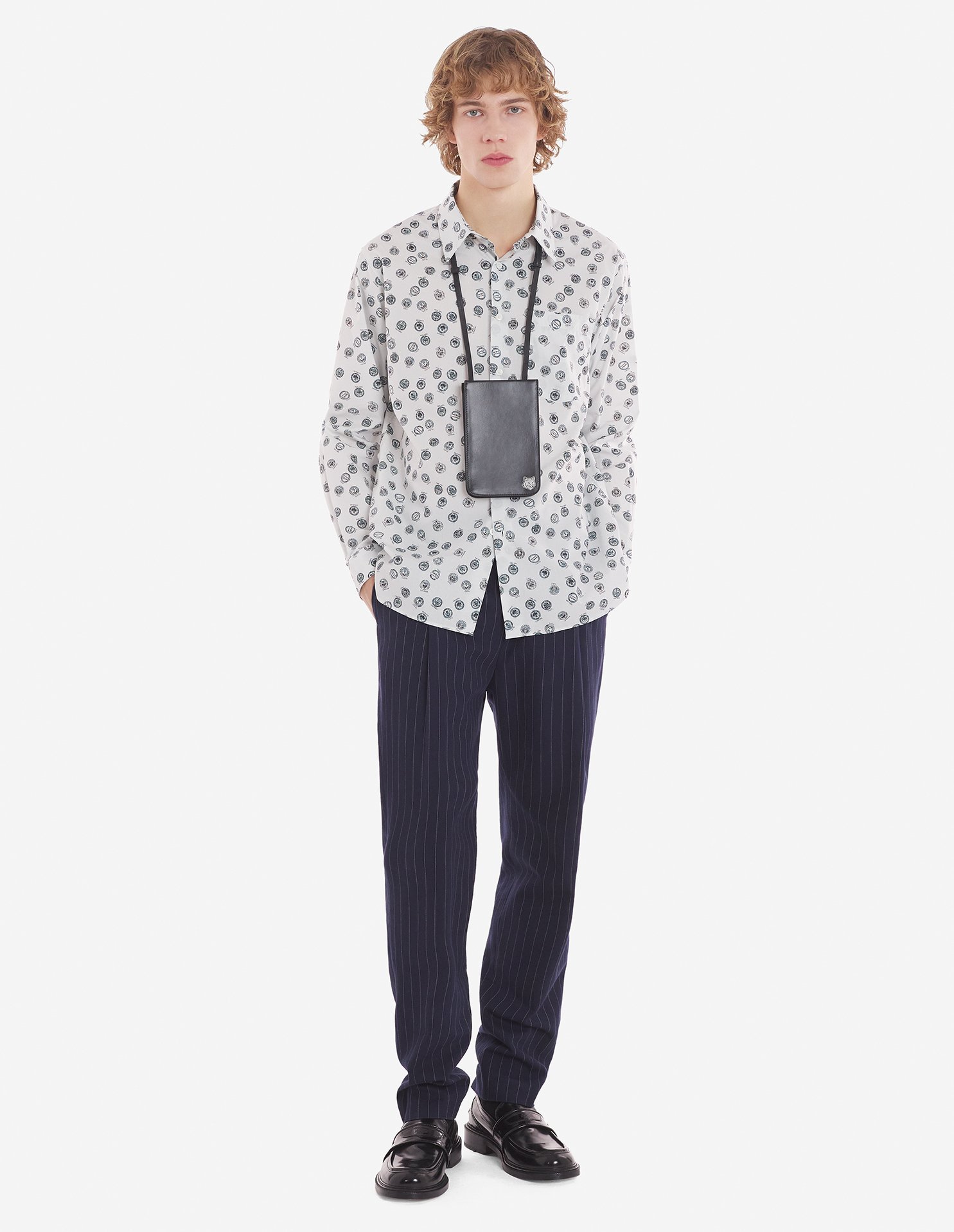 Maison Kitsuné Long-sleeved Shirt In White